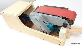 Belt Sander Stand  Can Sit In 3 Positions [upl. by Nymassej]