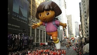 Macys Thanksgiving Day Parade Balloons 2017 [upl. by Pearman]