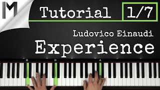 Experience  Ludovico Einaudi  Full Piano Tutorial Part 17 [upl. by Drareg187]