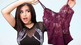 BOYFRIEND BUYS OUTFITS FOR GIRLFRIEND TRY ON HAUL [upl. by Mihar]