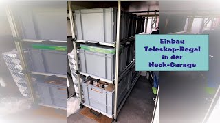 Regalsystem mit Teleskopschienen für die Heckgarage [upl. by Booker]