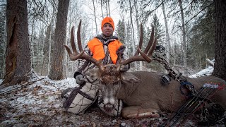 Giant Saskatchewan Archery Whitetail  Pierceland Outfitters [upl. by Russia555]