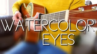 Watercolor Eyes Lana Del Rey  Fingerstyle Guitar CoverTABS [upl. by Haneekas]