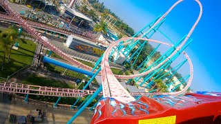 Xcelerator Roller Coaster at Knotts Berry Farm 4K Onride POV [upl. by Sirac]