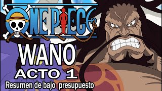 Resumiendo ONE PIECE  WANO  ACTO 1 [upl. by Annavoig]