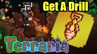 Terraria How To Get A Drill  Palladium Drill vs Molten Pickaxe [upl. by Orton710]