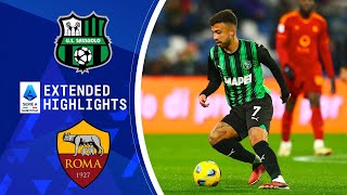 Sassuolo vs Roma  Extended Highlights  Serie A  CBS Sports Golazo [upl. by Sylas]