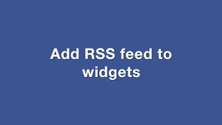 How to use WordPress RSS Feed Retriever Plugin [upl. by Anrol]