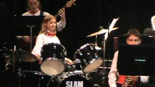 Central Middle School Jazz Band Swing Fever [upl. by Annauj391]