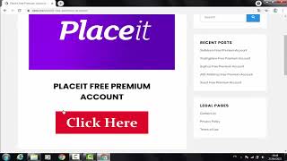 Get Placeit Premium FREE Unlimited Designs 2024 [upl. by Airamas]