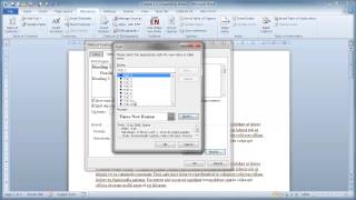 Microsoft Word  Heading formatting and table of contents [upl. by Chema]