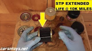 STP Extended Life Oil Filter Review After 10k Miles [upl. by Areem]