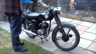 BSA Bantam Start and Ride B175 [upl. by Mosi839]