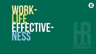 HR Basics WorkLife Effectiveness [upl. by Alial451]