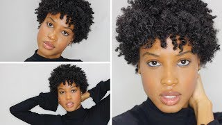 EASY Twist Out Tutorial On Short Natural Hair [upl. by Aikal]