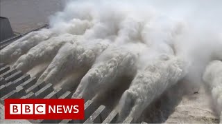 China floods Worlds biggest dam nears capacity  BBC News [upl. by Charline984]