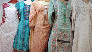 Lawn Cotton Branded 3 Pice Suit  all pak home delivery  Light House Lunda Bazar Karachi [upl. by Ahsienek]