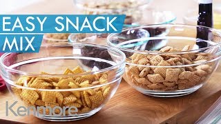 Snack Mix Recipe Easy Snacks to Make at Home  Kenmore [upl. by Airtemed]