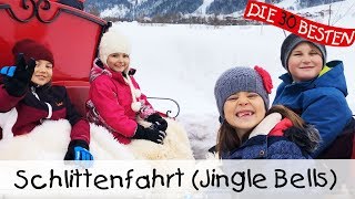 ⛄️ Schlittenfahrt Jingle Bells  Weihnachtslieder für Kinder  Kinderlieder [upl. by Worlock]