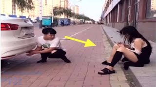 Funny Comedy Videos 2019  New Chinese Funny Pranks Compilation Try Not To Laugh P7 [upl. by Brigham]