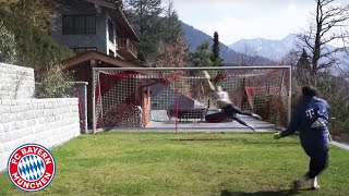 Manuel Neuers impressive training at Lake Tegernsee  FC Bayern [upl. by Larkin]