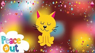 Cosy Cats Peace Out Guided Meditation for Kids  Cosmic Kids [upl. by Svetlana]