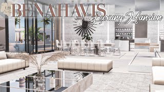 BENAHAVIS LUXURY MANSION  Sims 4 CC Speed Build  DOWNLOAD LINK TRAYCCLINKS [upl. by Hayalat68]