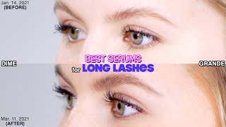 Testing BEST SERUMS For LONG LASHES [upl. by Mailliwnhoj]