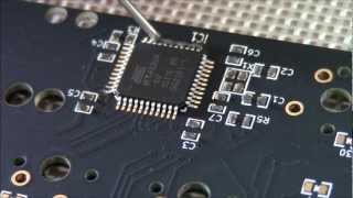 SMD soldering by hot air [upl. by Fennie]