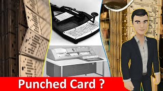 What is a Punched Card   How did Punch Cards Work in Hindi [upl. by Downall]