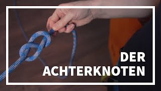 Der Achterknoten  EINFACH KLETTERN [upl. by Odiug]