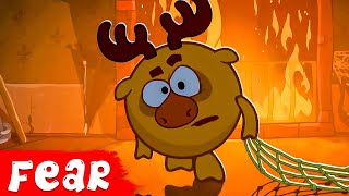 KikoRiki 2D  Episodes about Fears  Cartoon for Kids [upl. by Ethelred]