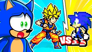 GOKU vs SONIC who is stronger [upl. by Onofredo]