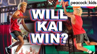 quotMohawk Ninjaquot Kai Beckstrand is Back on American Ninja Warrior  Universal Kids [upl. by Alleroif]