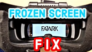 Fatshark Scout Frozen Screen Fix [upl. by Irby121]