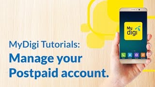 Pay your Digi Postpaid™ bills with the new MyDigi app [upl. by Enirahtac]