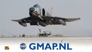 F4E Phantom super low pass  4K  F4  Phantom Fighterjet [upl. by Adebayo]