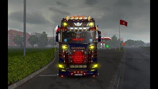 ETS2 v134Euro Truck Simulator 2 Tuning mod New Scania RS [upl. by Lammond]