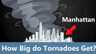 How Big do Tornadoes Get [upl. by Cristi]