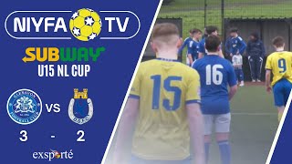 NIYFA TV LIVE  U15 National League Cup  Glenavon FC vs Dungannon Swifts FC 15022025 [upl. by Ahsinirt]