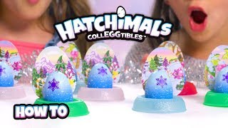 Hatchimals CollEGGtibles  Unboxing the Hatchy Holidays Collection [upl. by Hoppe]