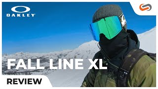 Oakley FALL LINE XL Snowboarding Goggles are 🔥 SportRx [upl. by Yelrah]