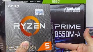 AMD Ryzen 5 3600 ASUS PRIME B550MA INNO3D GTX 1660 WHITE Gaming PC Build Benchmark [upl. by Molloy]