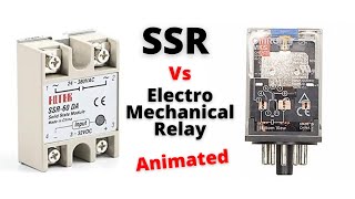 Solid State Relay SSR vs Electromagnetic Relay [upl. by Alexandro]