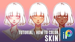 IbisPaintX How to Color Skin Tutorial [upl. by Miof Mela659]