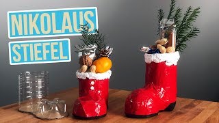 Nikolaustiefel basteln  Samichlaus Säckli DIY [upl. by Roth]