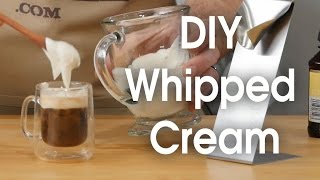 DIY whipped cream in 60 seconds [upl. by Gisela753]