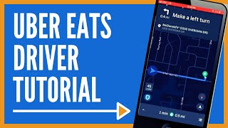 Uber Eats Driver Tutorial 🚗🚗 [upl. by Naxela]