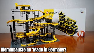 LuxusKlemmbausteine große Murmelbahn Hubelino PI Starter Set Review [upl. by Laddy73]