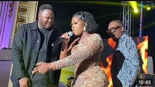 Fella Makafui Surprisingly Joins Medikal On Stage While Performing Today  Ghana Report Show [upl. by Yaeger990]